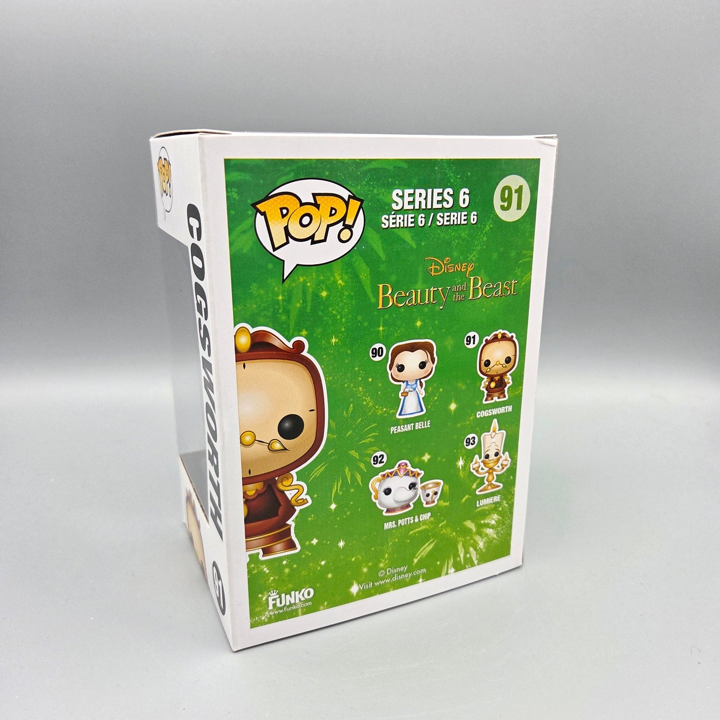Funko Pop! Series 6	#91 Cogsworth		Disney	Vinylfigur