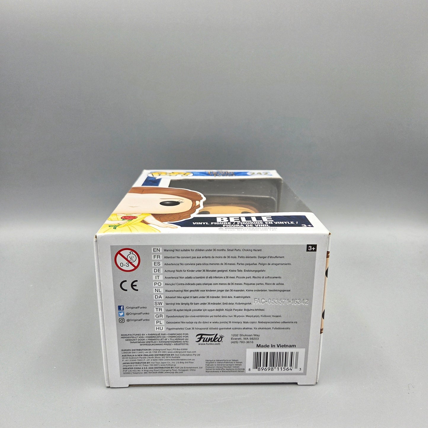 Funko Pop! Die Schöne und das Biest	#242 Belle		Disney	Vinylfigur