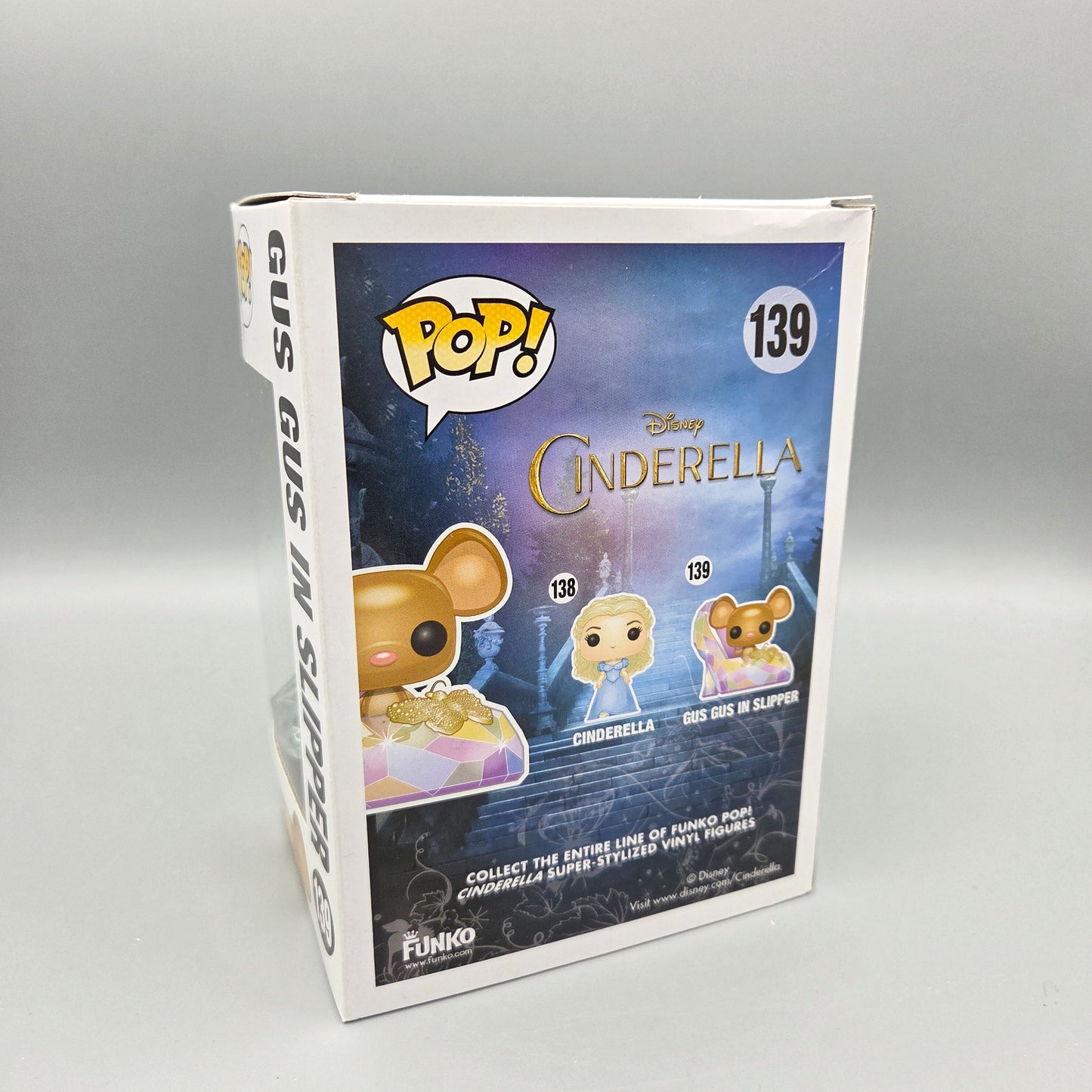 Funko Pop! Cinderella	#139 Gus Gus in Slipper		Disney	Vinylfigur