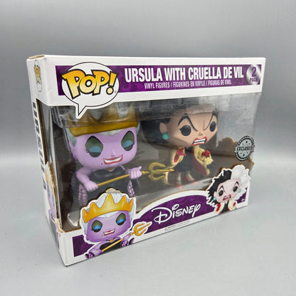 Funko Pop! 2 Pack: Ursula with Cruella de Vil	Exclusive	Disney	Vinylfigur