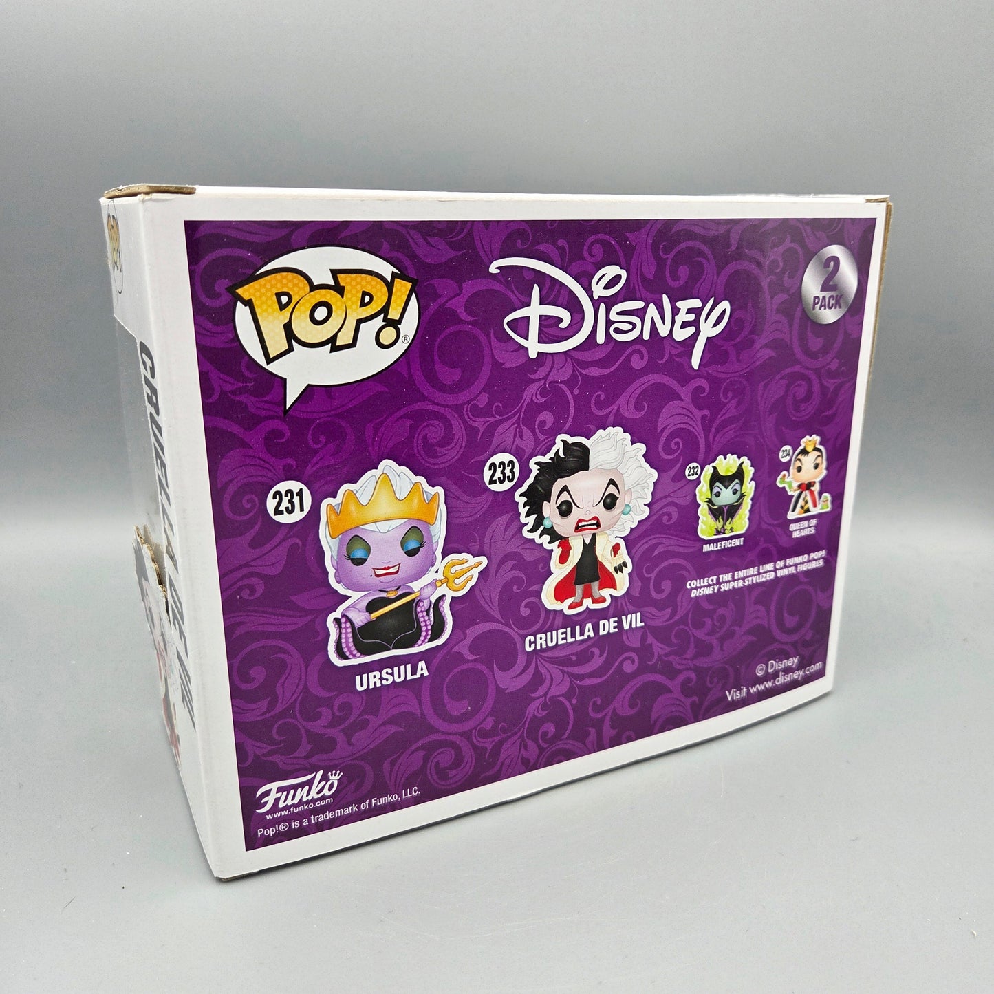 Funko Pop! 2 Pack: Ursula with Cruella de Vil	Exclusive	Disney	Vinylfigur