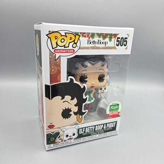 Funko Pop! #505 Elf Betty Boop & Pudgy	Limited Edition	Animation	Vinylfigur