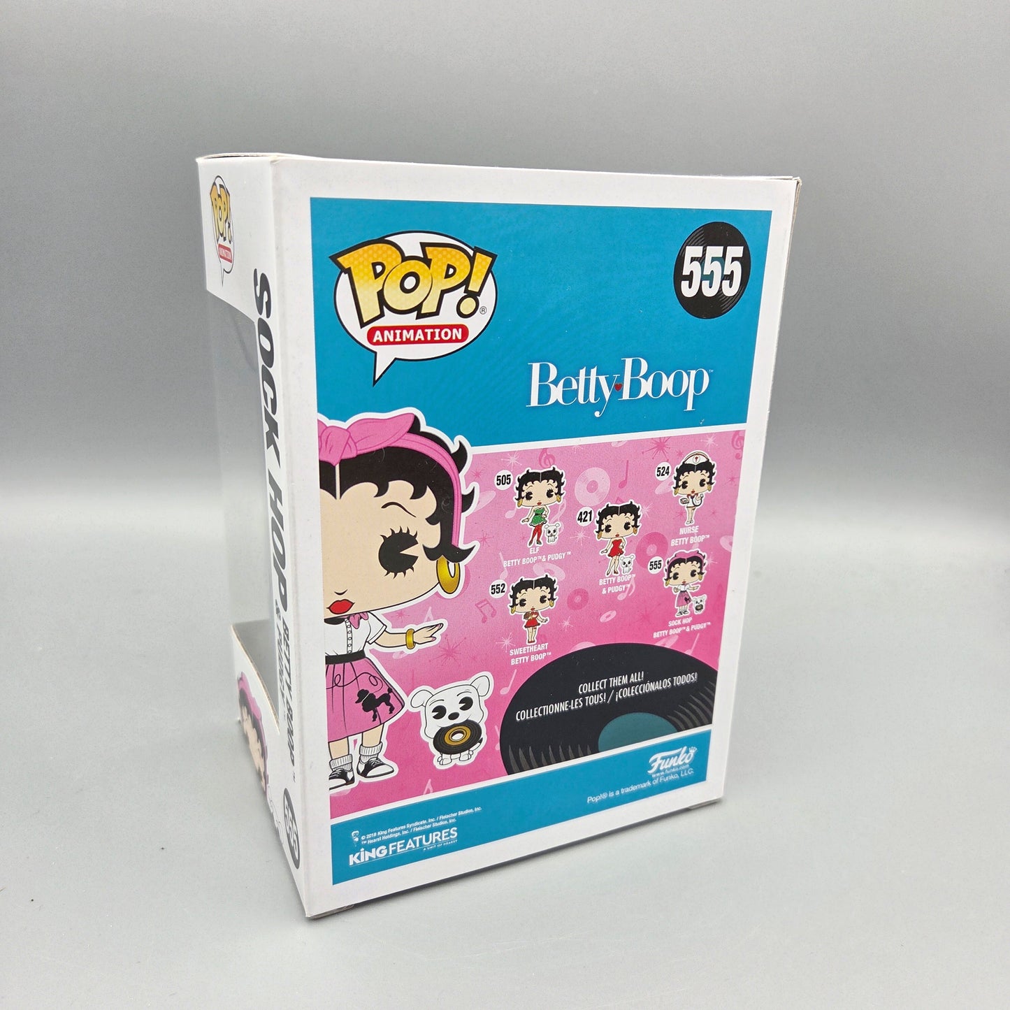 Funko Pop! #555 Sock Hop Betty Boop & Pudgy		Animation	Vinylfigur