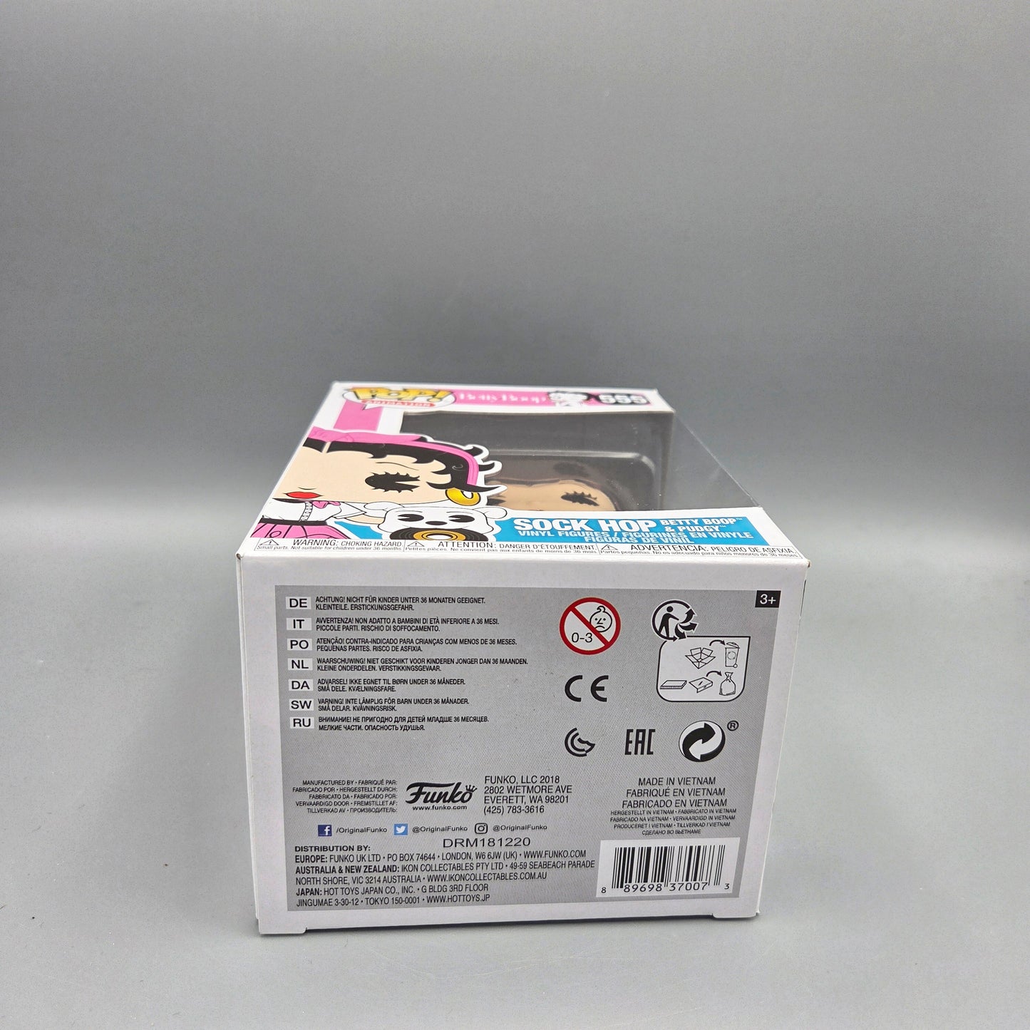 Funko Pop! #555 Sock Hop Betty Boop & Pudgy		Animation	Vinylfigur