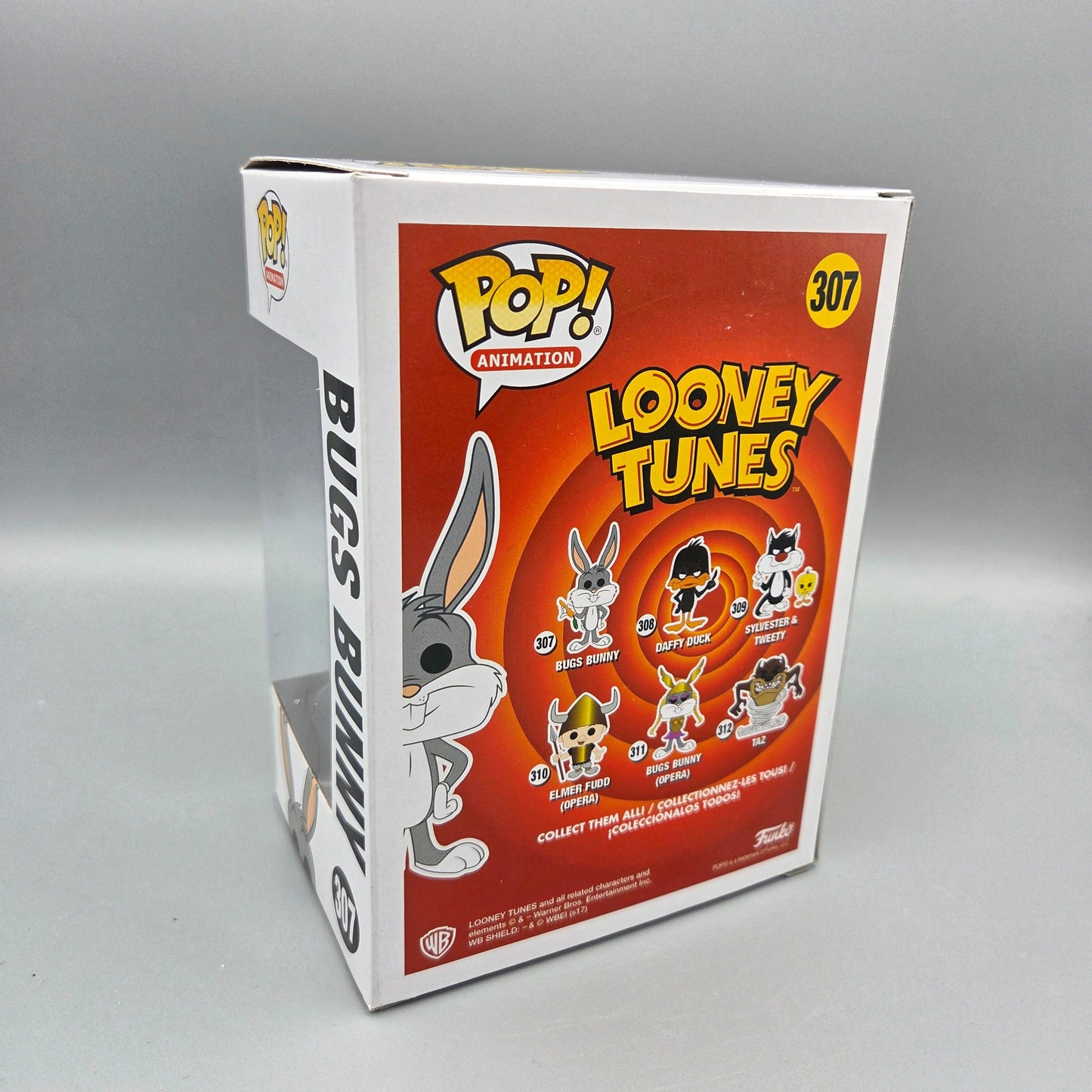 Funko Pop! Looney Tunes	#307 Bugs Bunny		Animation	Vinylfigur