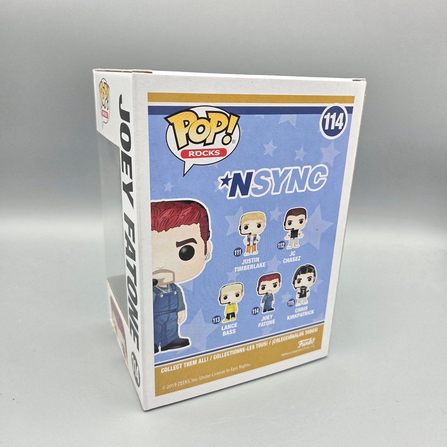 Funko Pop! Nsync	#114 Joey Fatone		Rocks	Vinylfigur