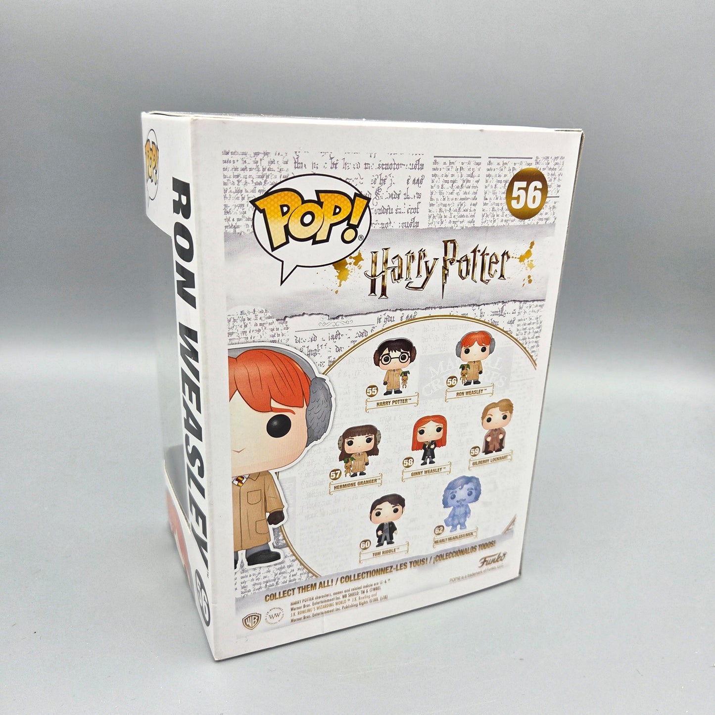 Funko Pop! Harry Potter	#56 Ron Weasley		-	Vinylfigur