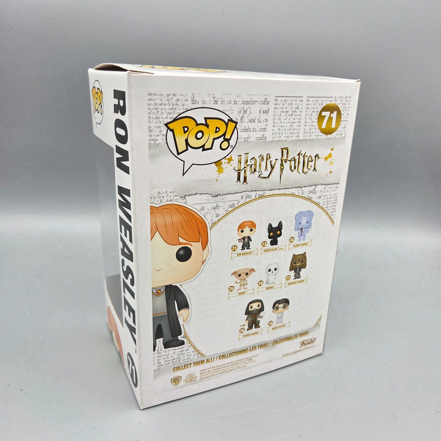 Funko Pop! Harry Potter	#71 Ron Weasley		-	Vinylfigur