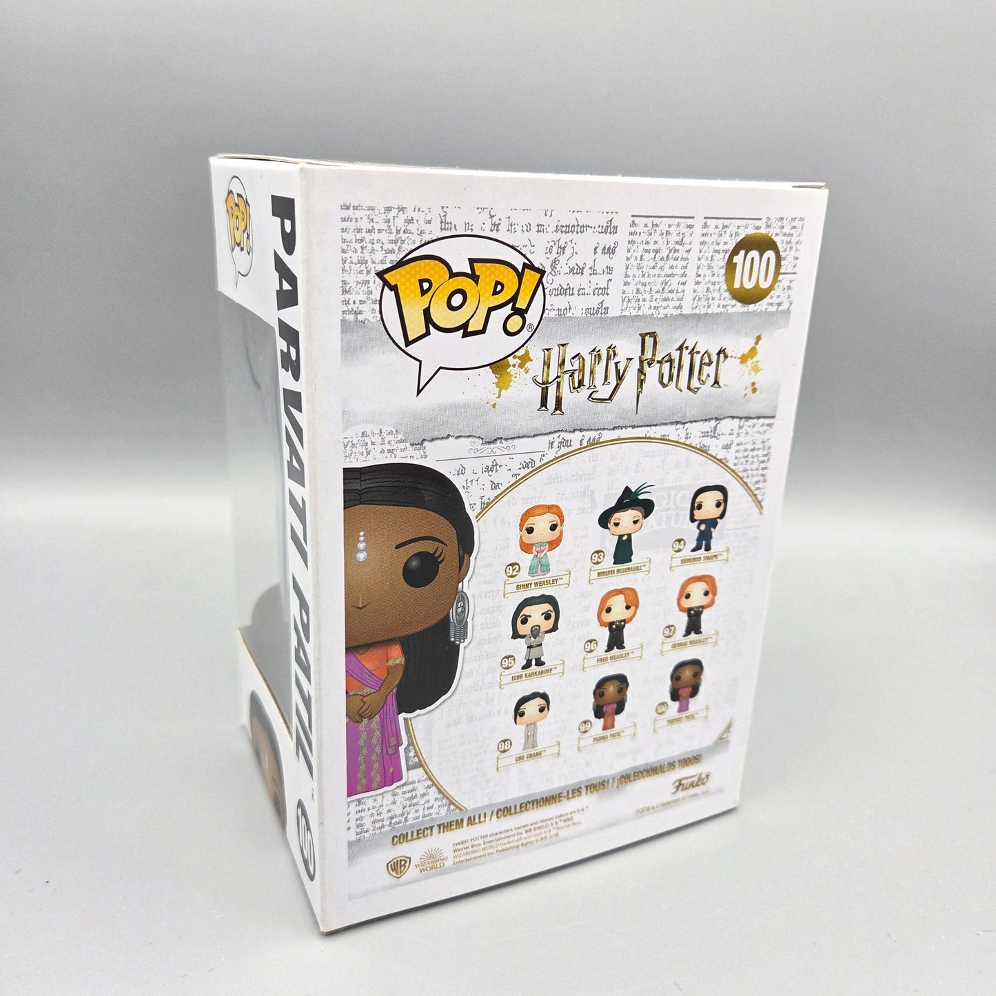 Funko Pop! Harry Potter	#100 Parvati Patil		-	Vinylfigur