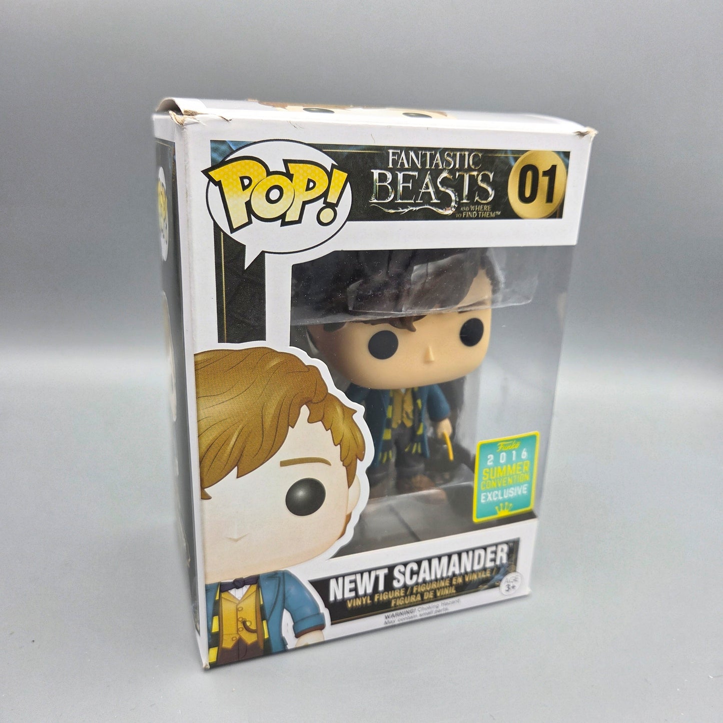 Funko Pop! Fantastic Beasts	#01 Newt Scamander	2016 Summer Convention	-	Vinylfigur