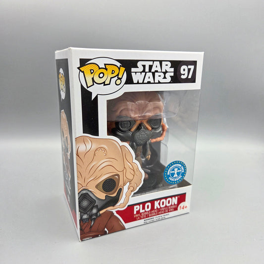 Funko Pop! Star Wars	#97 Plo Koon	Exclusive	-	Vinylfigur