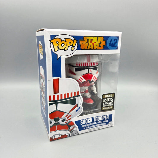 Funko Pop! Star Wars	#42 Shock Trooper	2015 Galactic Convention	-	Vinylfigur