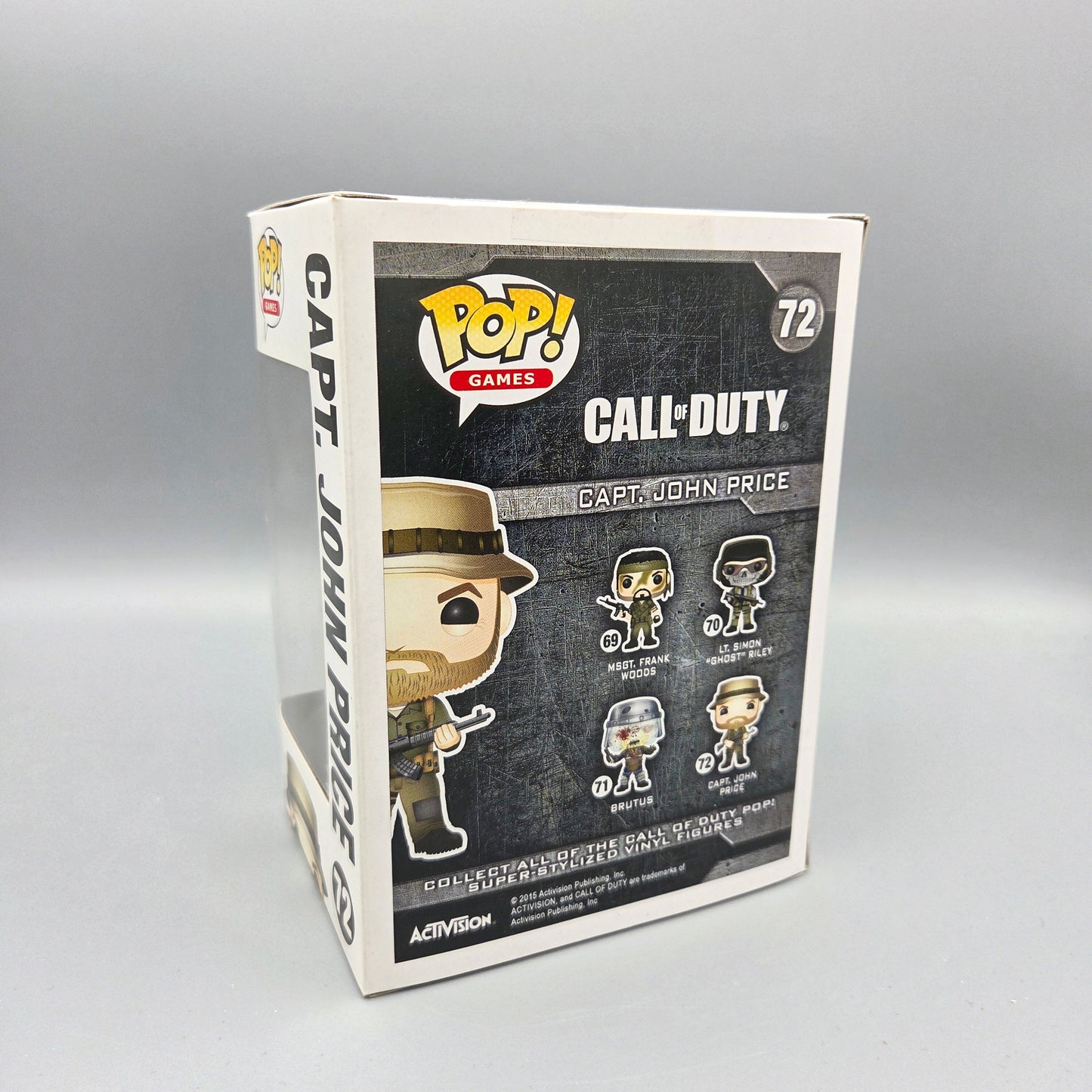 Funko Pop! Call of Duty	#72 Capt. John Price		Games	Vinylfigur