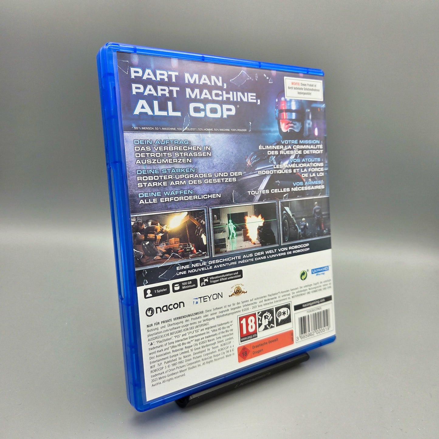 Playstation 5 Spiel: Robocop Rogue City		Ps5		Zustand:	Sehr Gut