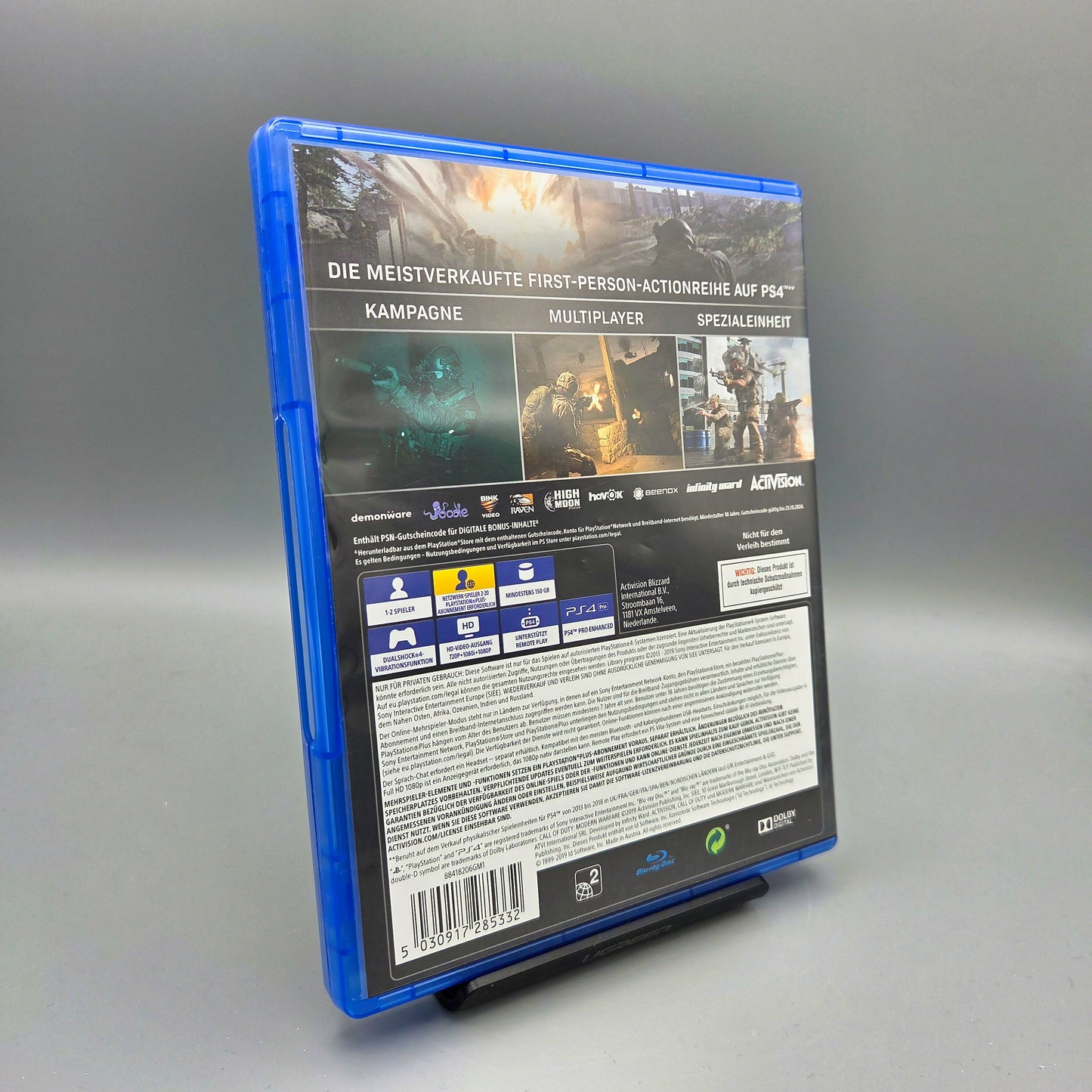 Playstation 4 Spiel: Call of Duty Modern Warfare		PS4		Zustand:	Sehr Gut