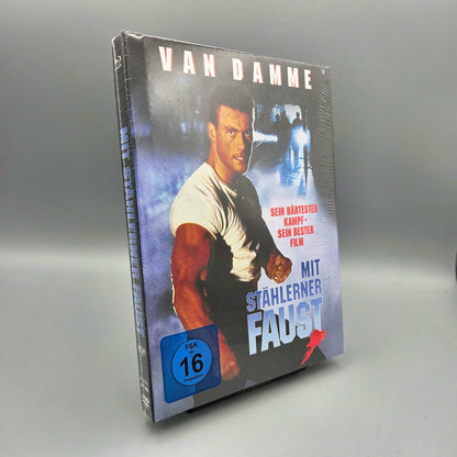 Mit stählerner Faust	Mediabook	Blu-Ray Film	mit Van Damme	Zustand:	Neu