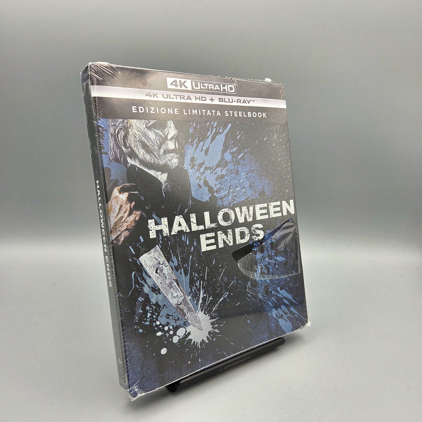 Halloween Ends	Steelbook	4K Ultra HD Blu-Ray Film	Italienische Ausgabe mit deutschem Ton