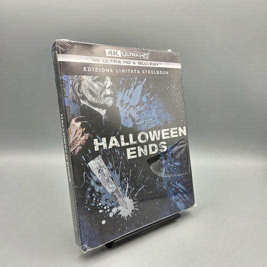 Halloween Ends	Steelbook	4K Ultra HD Blu-Ray Film	Italienische Ausgabe mit deutschem Ton