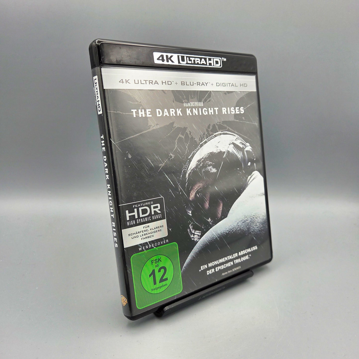 The Dark Knight Rises		4K Ultra HD Blu-Ray Film	mit Christian Bale	Zustand:	Sehr Gut