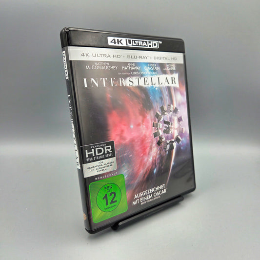 Interstellar		4K Ultra HD Blu-Ray Film	mit Matthew McConaughey	Zustand:	Sehr Gut