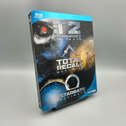 Terminator 2, Total Recall und Stargate	Steelbook	Blu-Ray Film