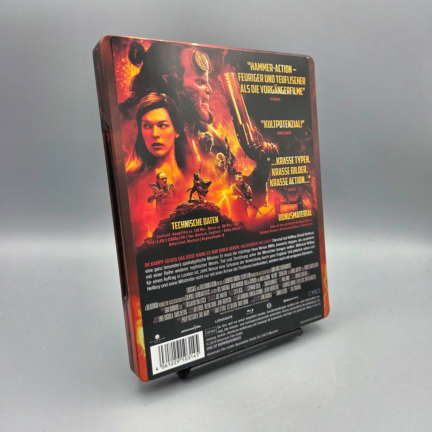 Hellboy - Call of Darkness	Steelbook	Blu-Ray Film		Zustand:	Gut