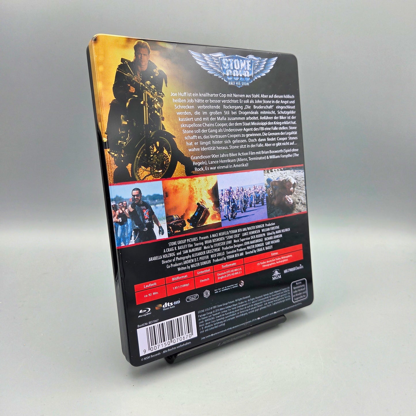Stone Cold - Kalt wie Stein	Steelbook	Blu-Ray Film		Zustand:	Gut