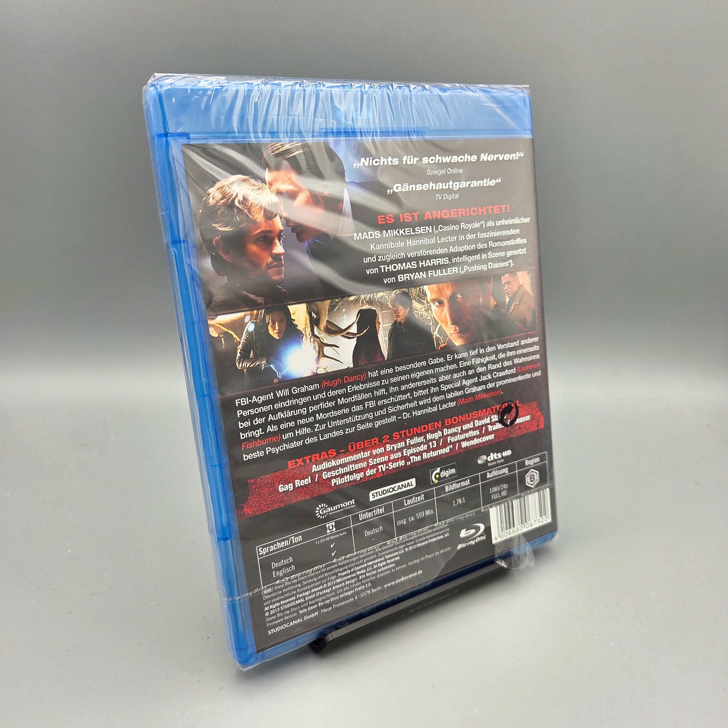 Set: Hannibal Staffel 1, 2 und 3		Blu-Ray	mit Mads Mikkelsen	Zustand:	Neu