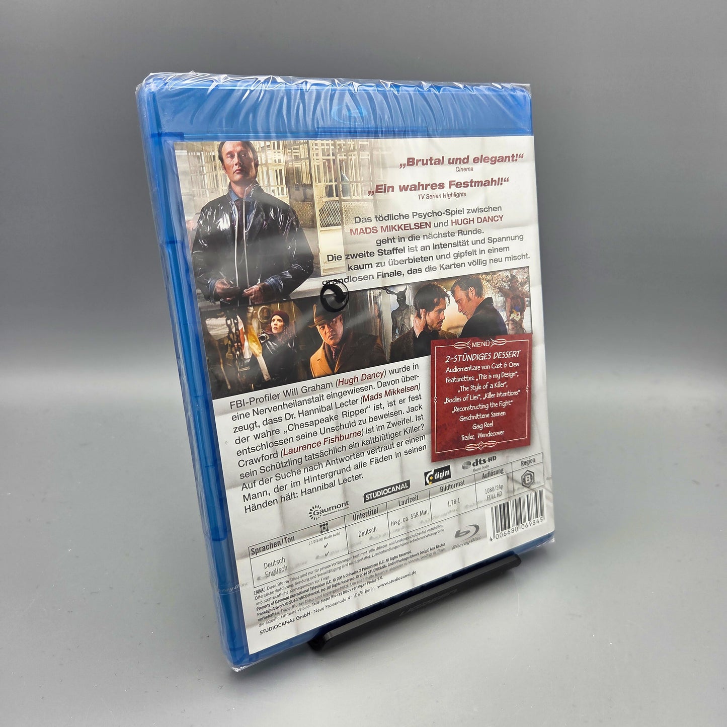 Set: Hannibal Staffel 1, 2 und 3		Blu-Ray	mit Mads Mikkelsen	Zustand:	Neu