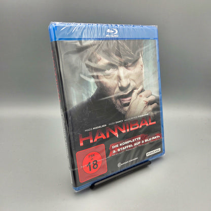 Set: Hannibal Staffel 1, 2 und 3		Blu-Ray	mit Mads Mikkelsen	Zustand:	Neu