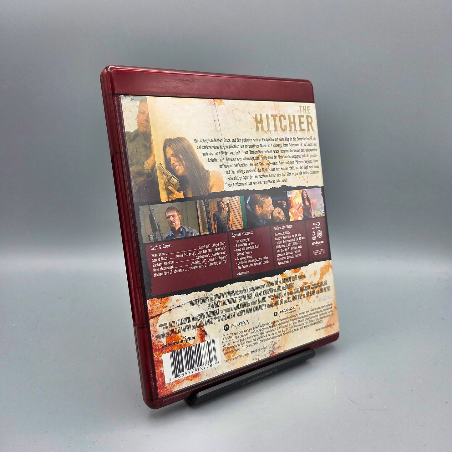 The Hitcher		Blu-Ray Film	mit Sean Bean	Zustand:	Gut