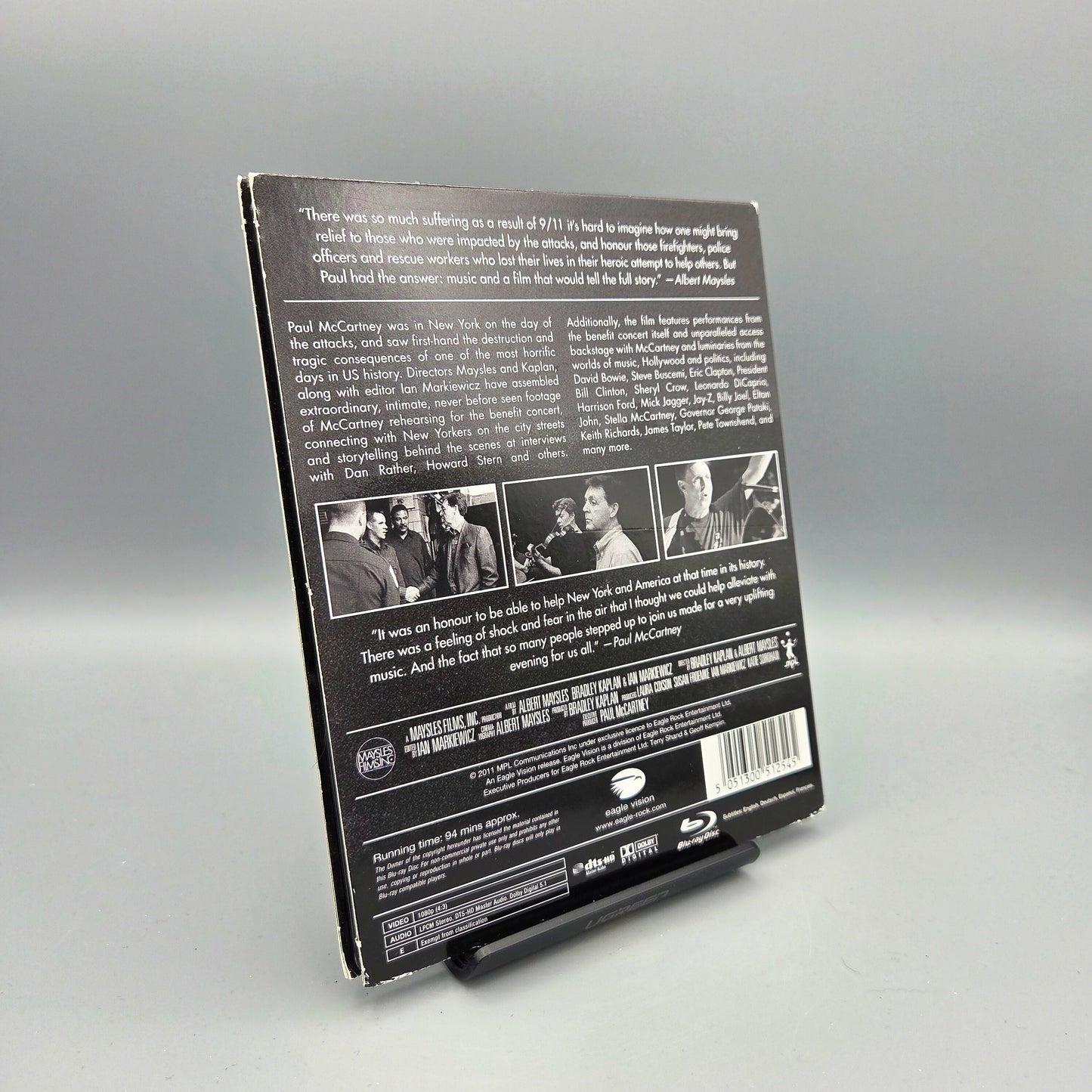 The Love we make		Blu-Ray Film	Paul McCartney	Zustand:	Gut