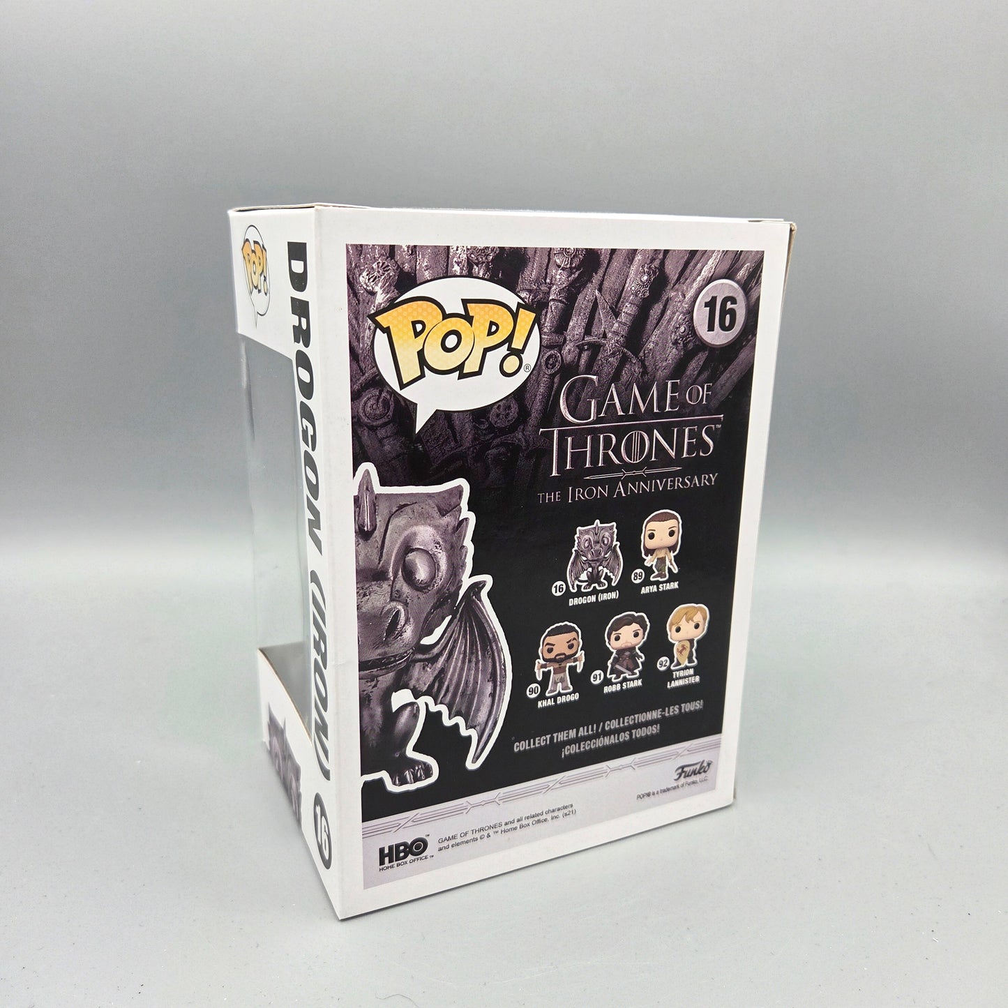 Funko Pop! Game of Thrones	#16 Drogon (Iron)		-	Vinylfigur