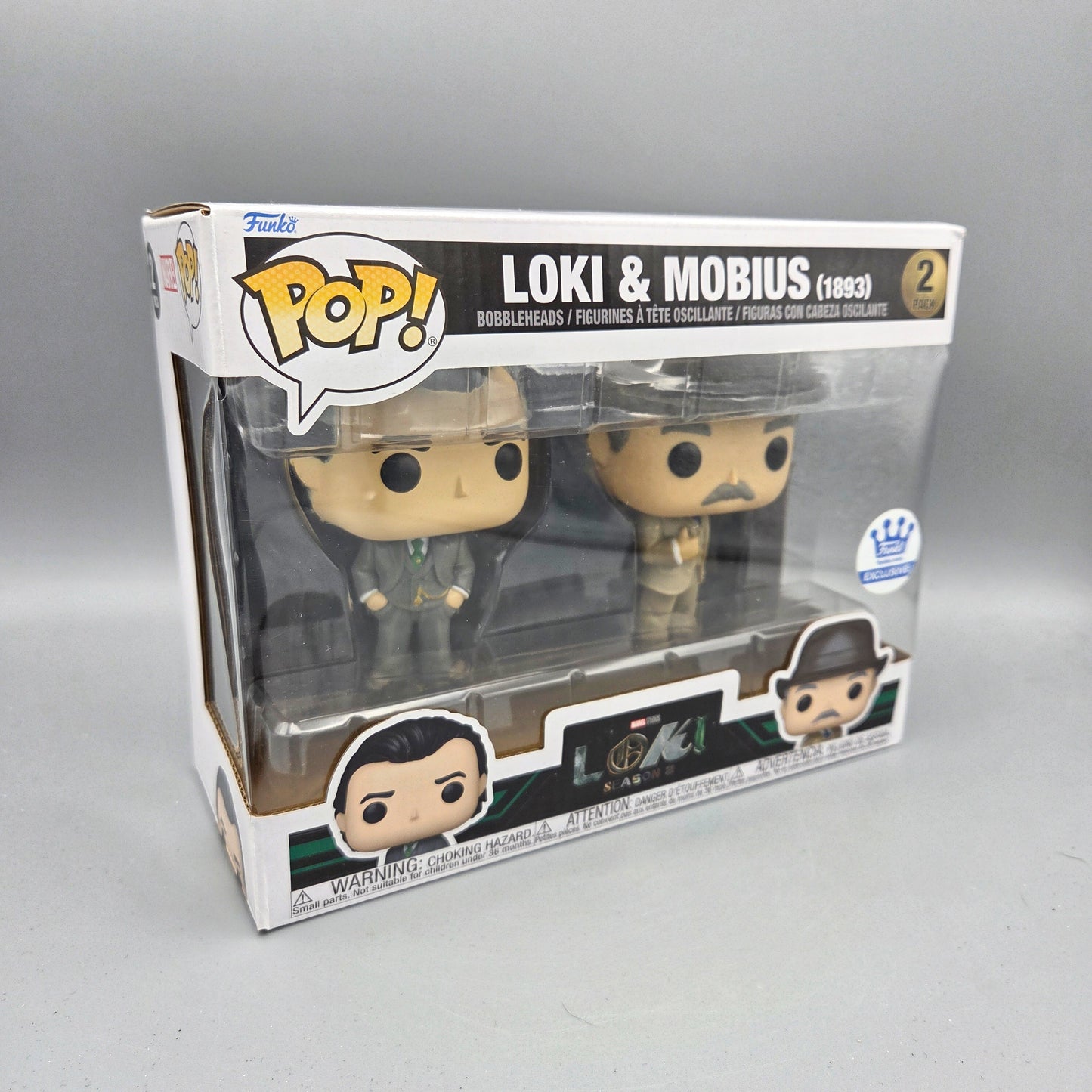 Funko Pop! Loki - Season 2	Loki & Mobius (1893) 2 Pack	Limited Edition	Marvel