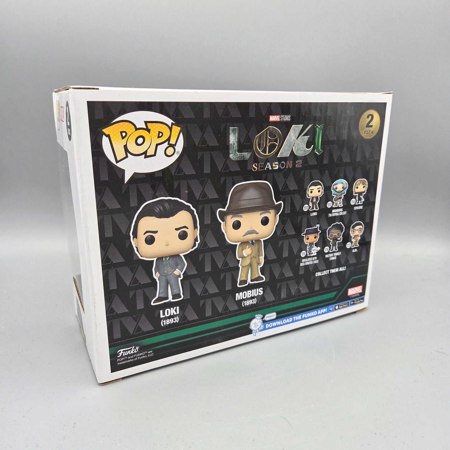 Funko Pop! Loki - Season 2	Loki & Mobius (1893) 2 Pack	Limited Edition	Marvel