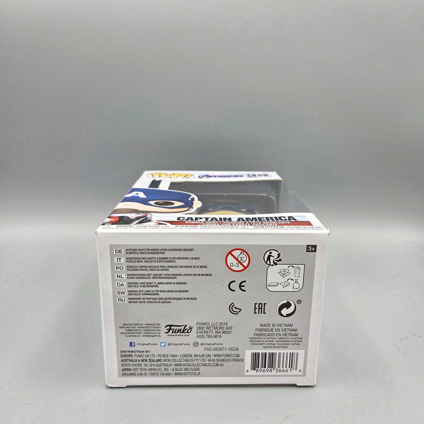Funko Pop! Avengers - Endgame	#450 Captain America		Marvel	Vinylfigur
