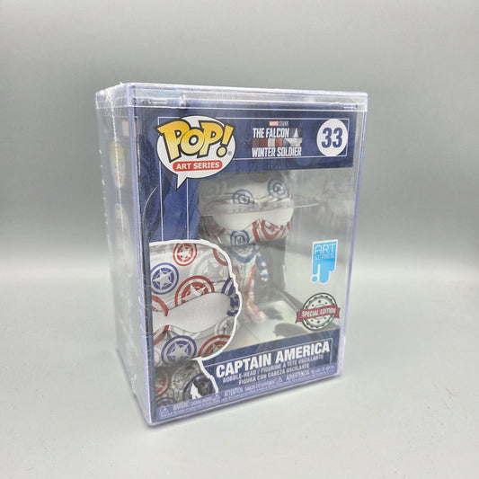 Funko Pop! #33 Captain America	Art Series	Marvel	inkl. Hard Stack