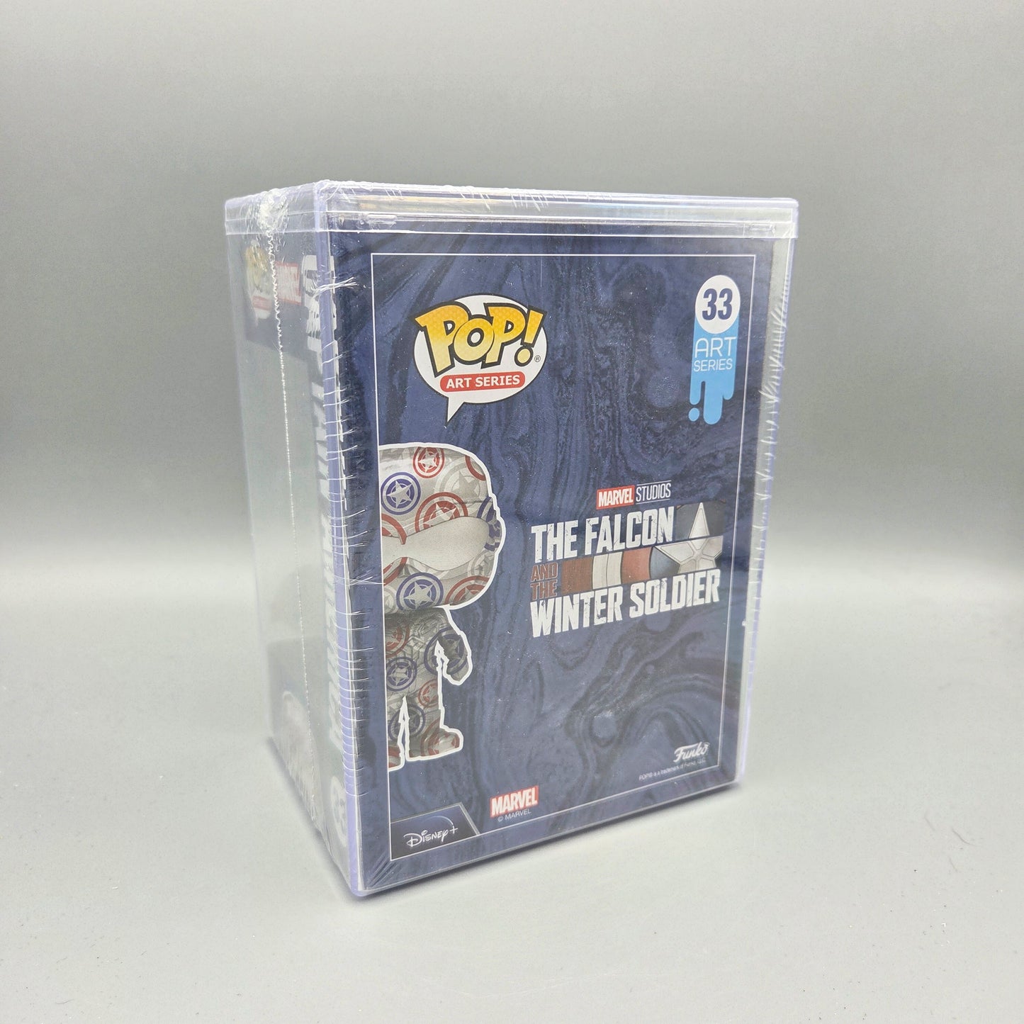 Funko Pop! #33 Captain America	Art Series	Marvel	inkl. Hard Stack