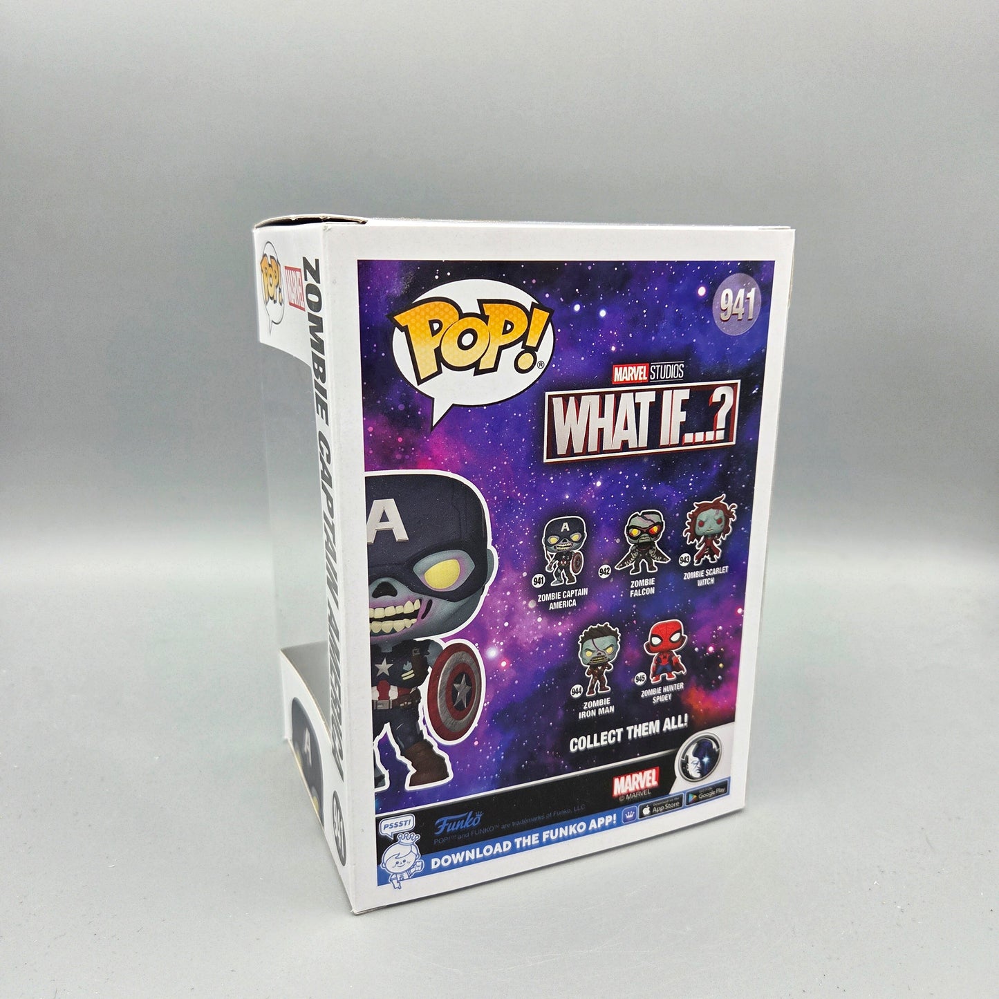 Funko Pop! What if…?	#941 Zombie Captain America		Marvel	Vinylfigur