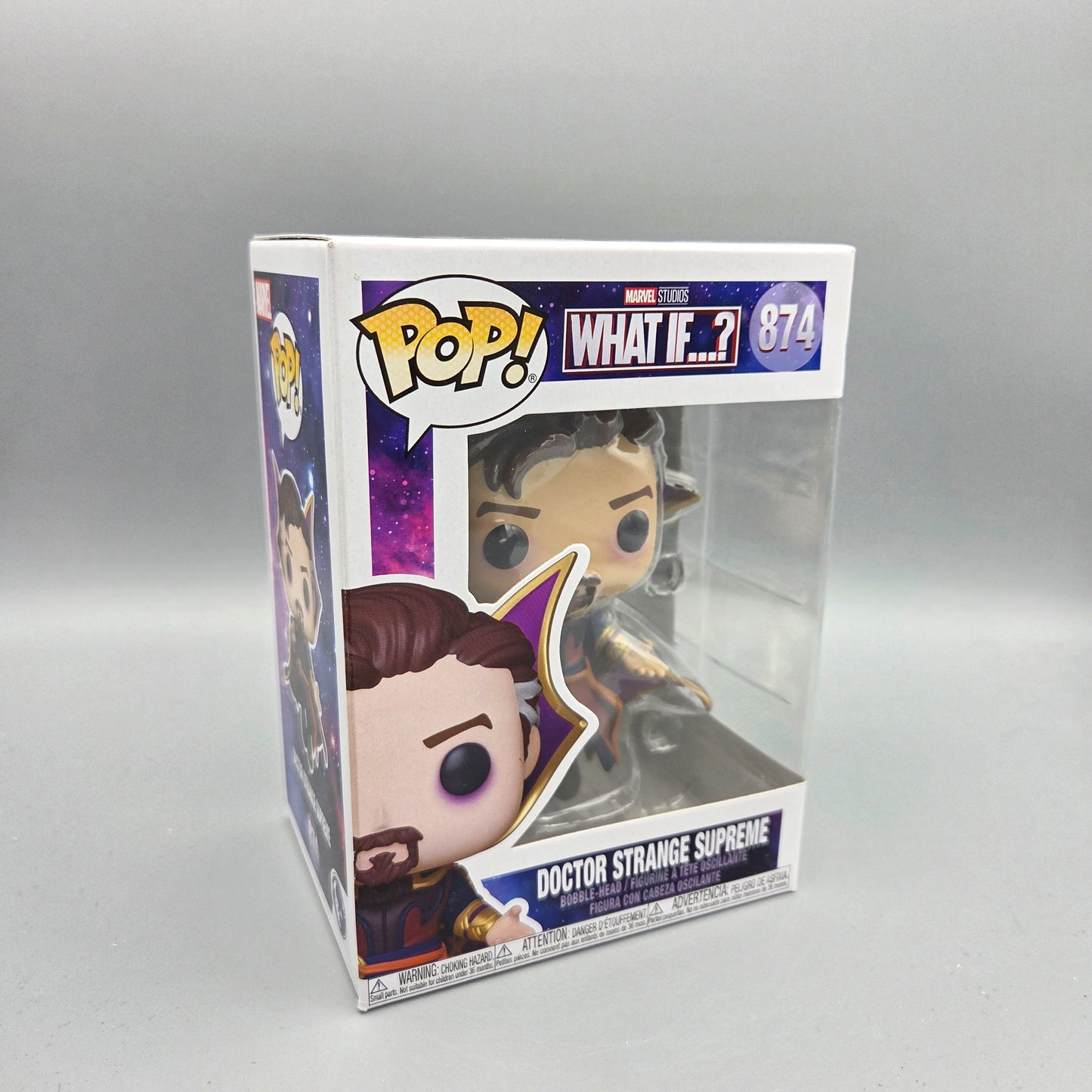 Funko Pop! What if…?	#874 Doctor Strange Supreme		Marvel	Vinylfigur