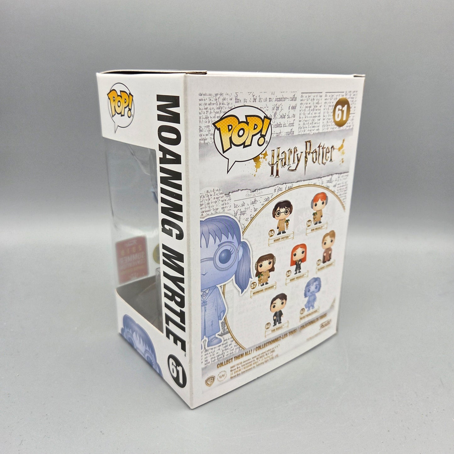 Funko Pop! Harry Potter	#61 Moaning Myrtle	2018 Summer Convention	-	Vinylfigur