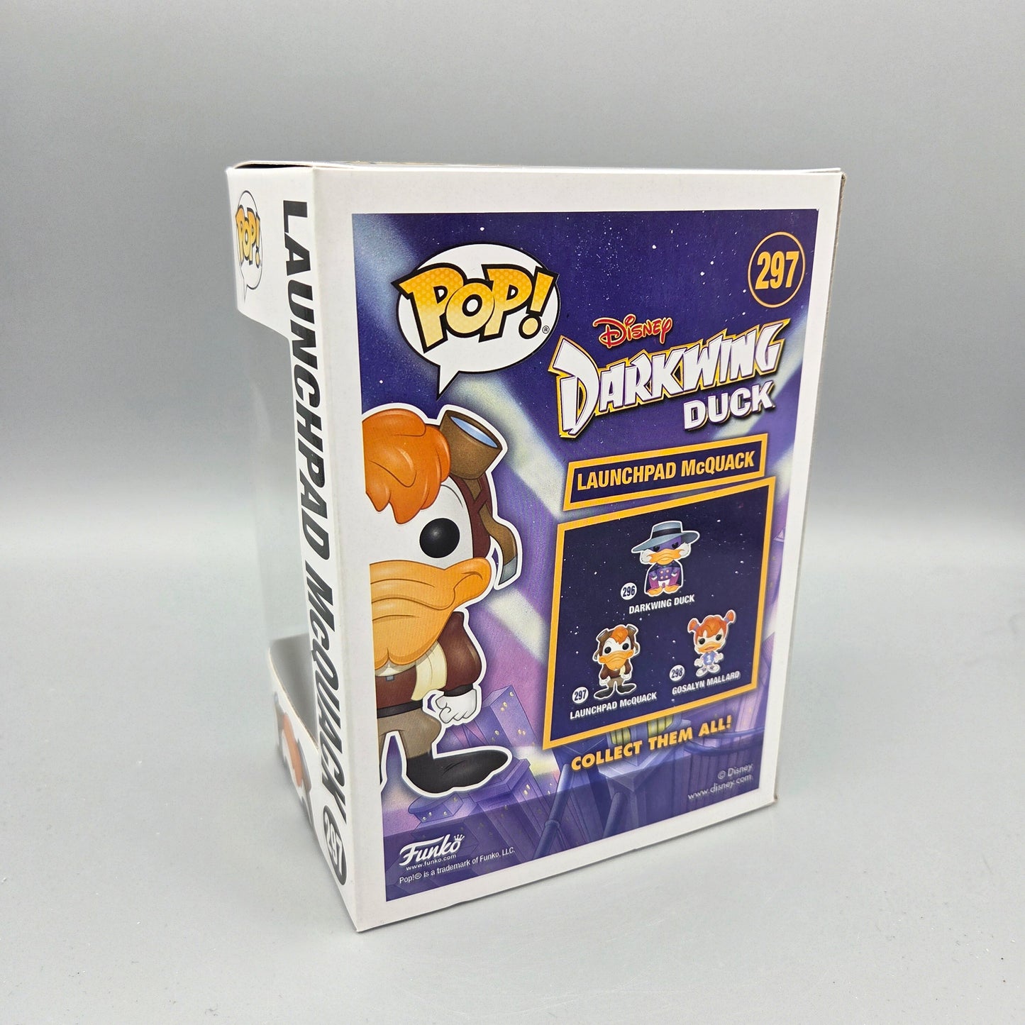 Funko Pop! Darkwing Duck	#297 Launchpad McQuack		Disney	Vinylfigur