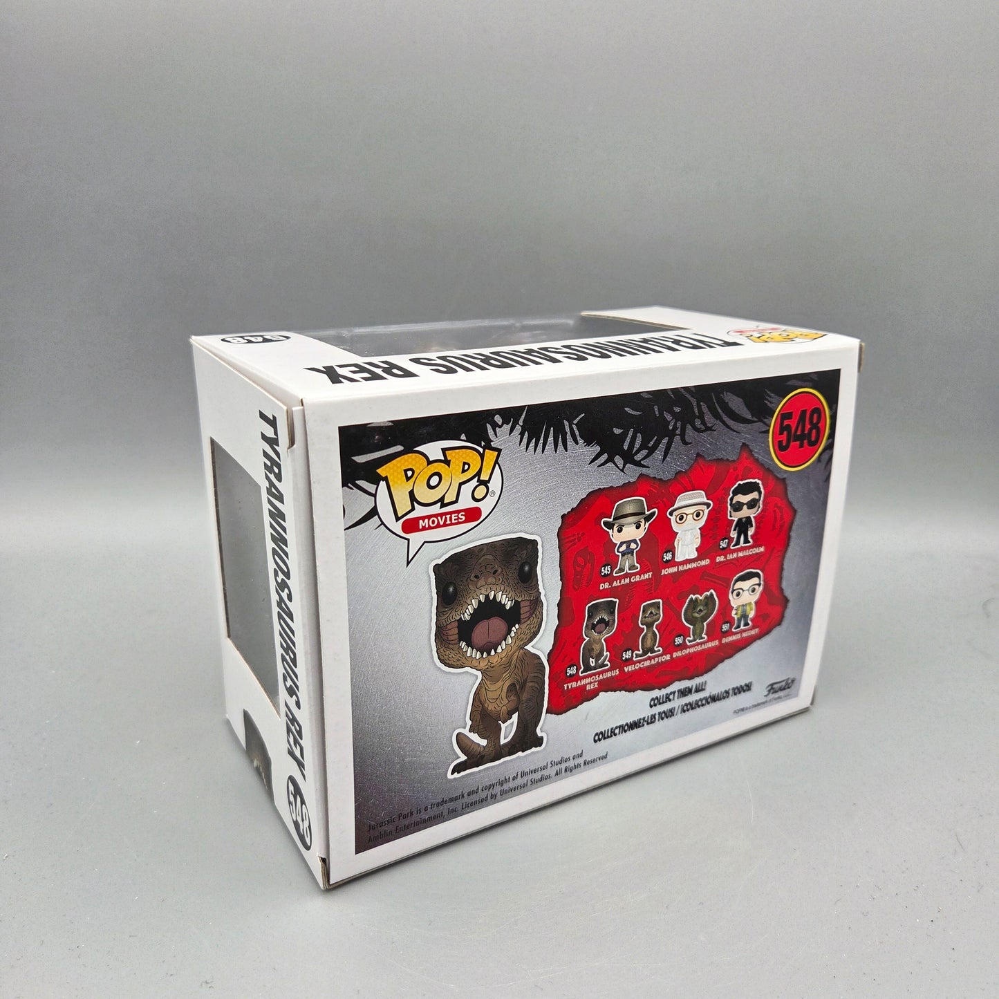 Funko Pop! Jurassic Park	#548 Tyrannosaurus Rex		Movies	Vinylfigur