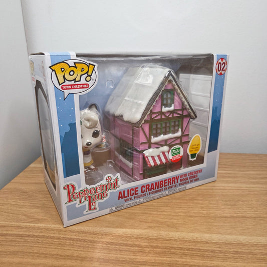 Funko Pop! Peppermint Lane	#02 Alice Cranberry with crescent Moon Diner Limited Edition	Town Christmas