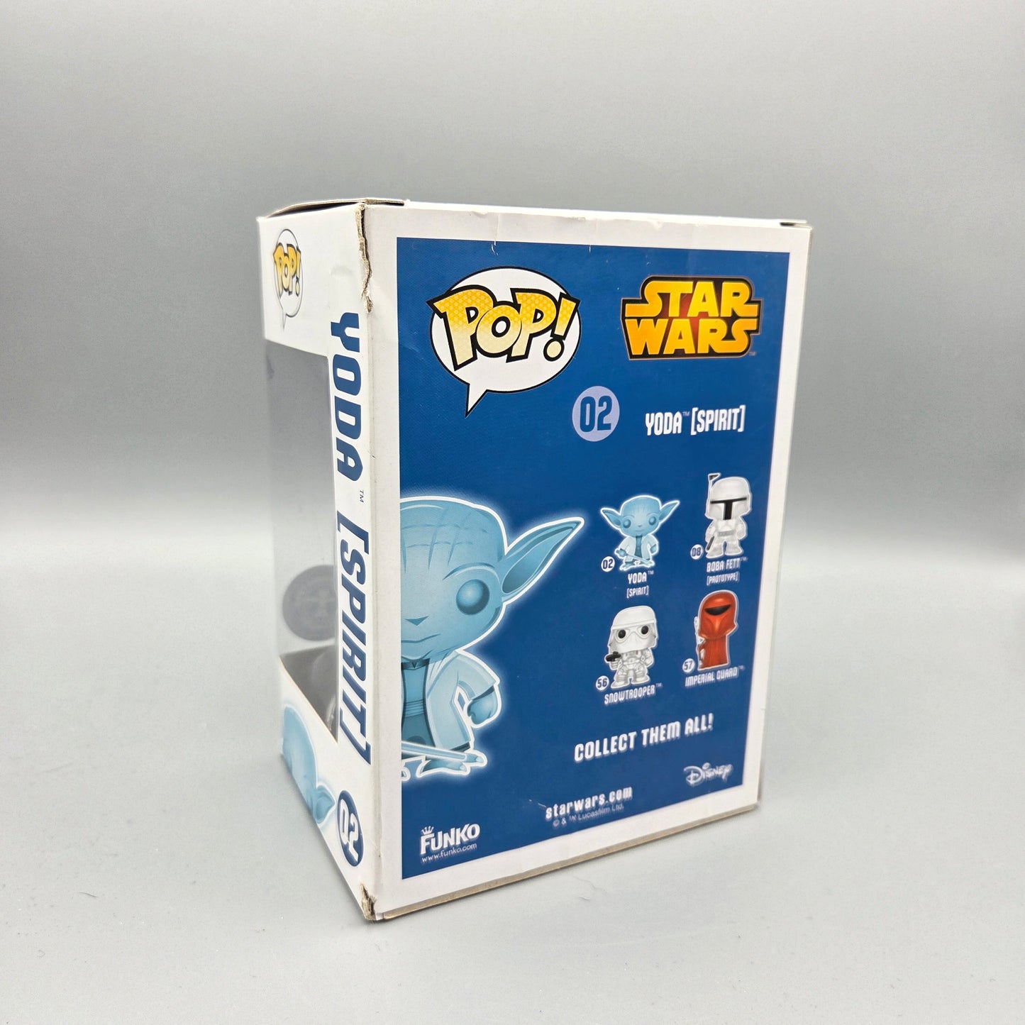 Funko Pop! Star Wars	#02 Yoda (Spirit)	Glows in the Dark	-	Vinylfigur