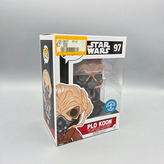 Funko Pop! Star Wars	#97 Plo Koon	Exclusive	-	Vinylfigur