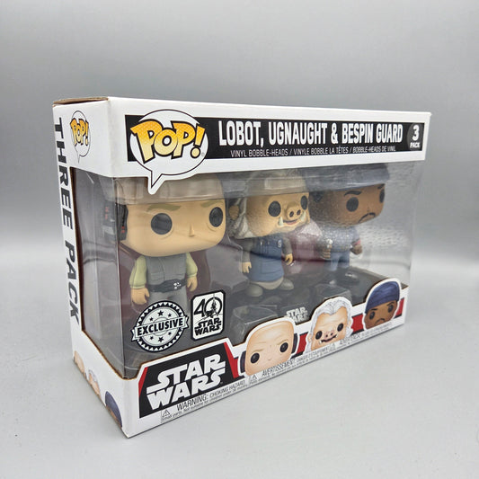 Funko Pop! Star Wars	3 Pack: Lobot, Ugnaught & Bespin Guard	Exclusive	-	Vinylfigur