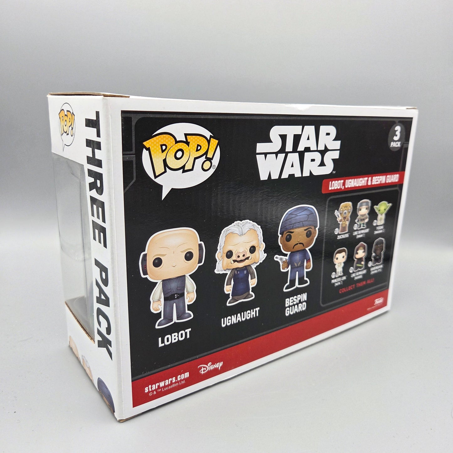 Funko Pop! Star Wars	3 Pack: Lobot, Ugnaught & Bespin Guard	Exclusive	-	Vinylfigur