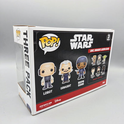Funko Pop! Star Wars	3 Pack: Lobot, Ugnaught & Bespin Guard	Exclusive	-	Vinylfigur
