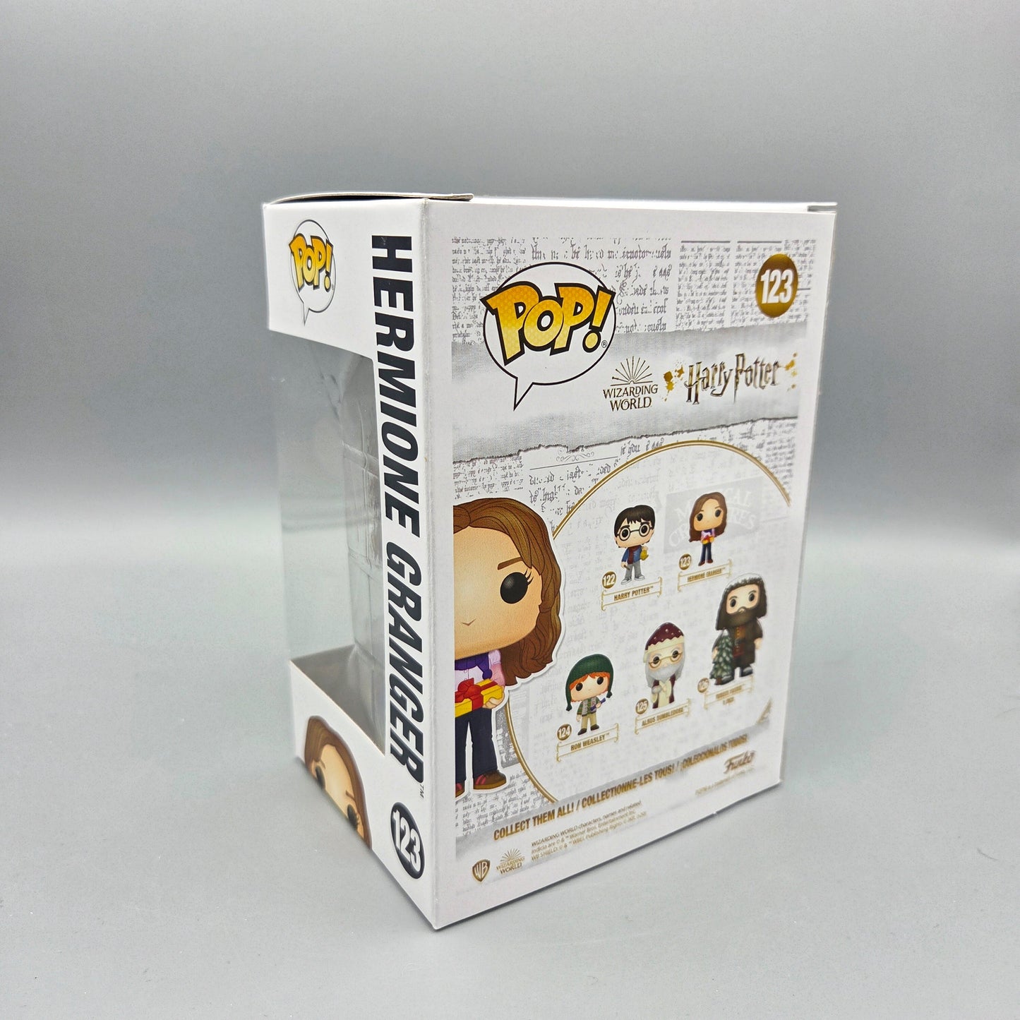 Funko Pop! Harry Potter	#123 Hermione Granger (Holiday)		-	Vinylfigur